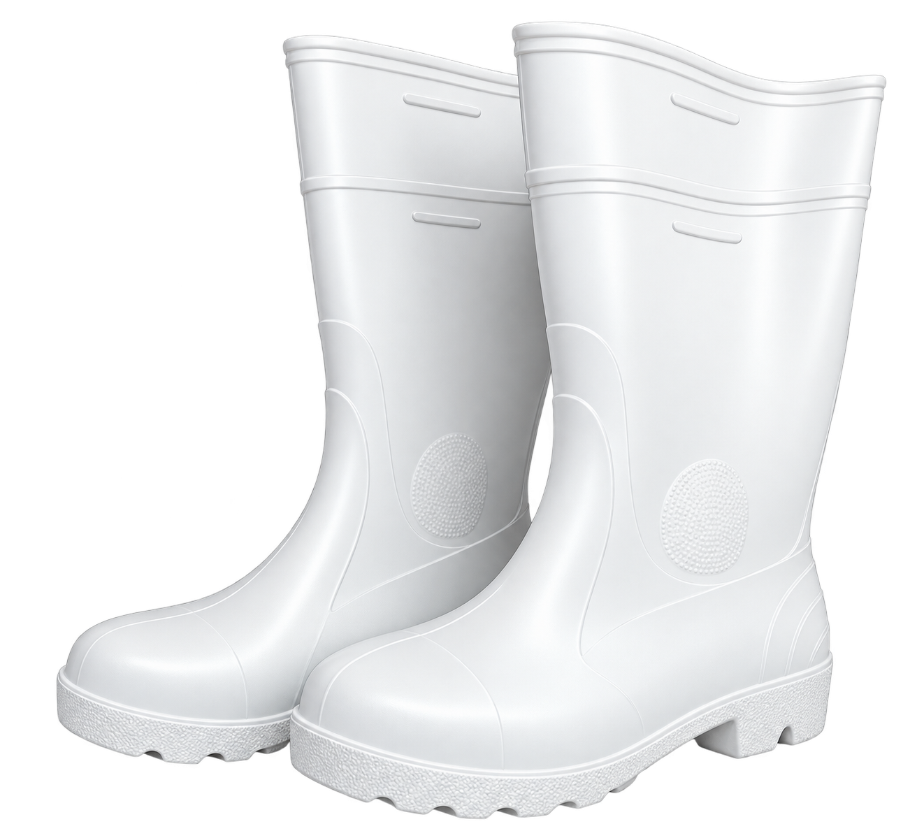 Bota de PVC blanca de seguridad